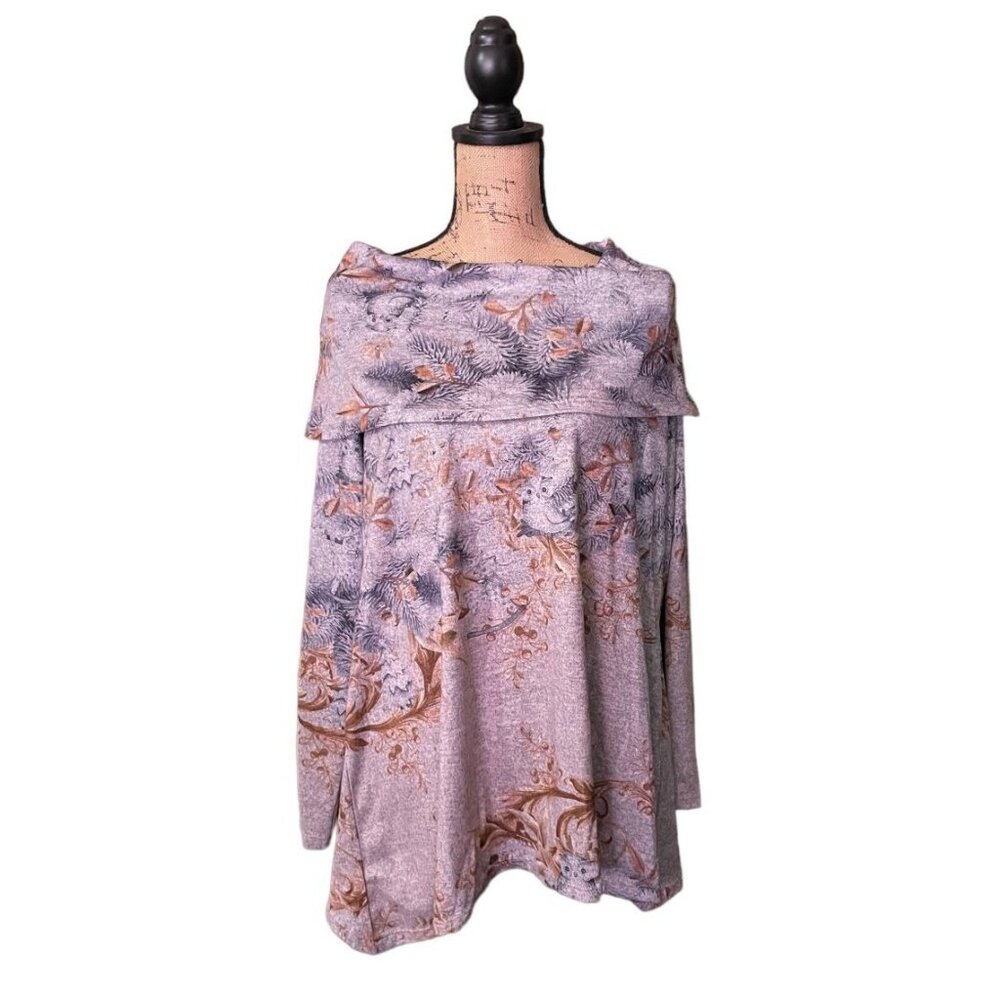 One World Crowl Neck Tunic Top‎